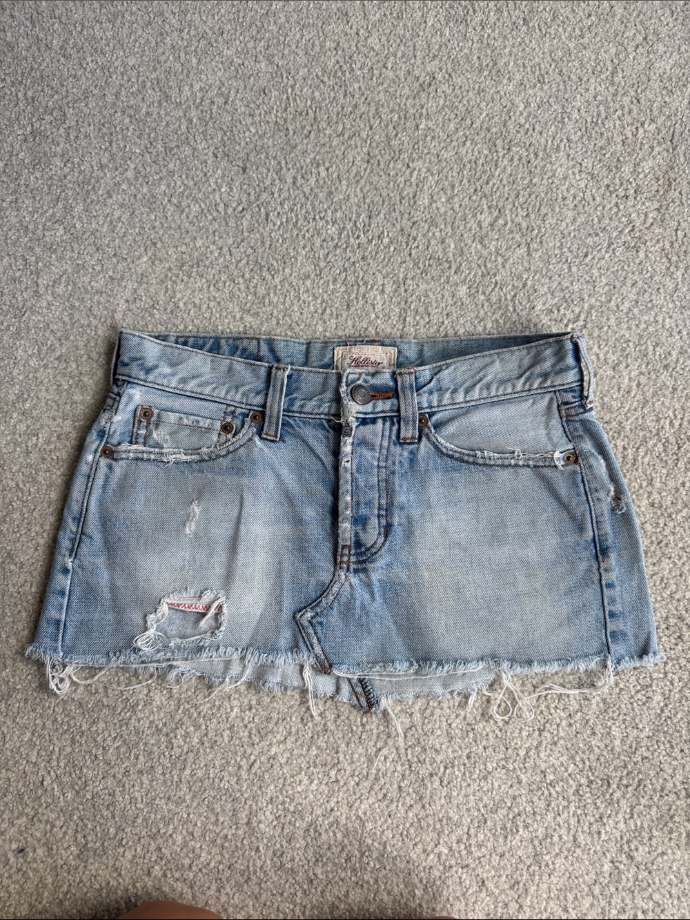 Y2K Hollister Denim Micro Mini Skirt